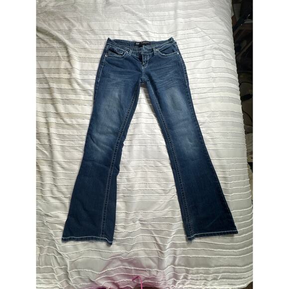 ZCO Jeans Premium Women's Bootcut Jeans Size 9 - 33" Inseam - 2000's Dark Wash - Picture 6 of 11